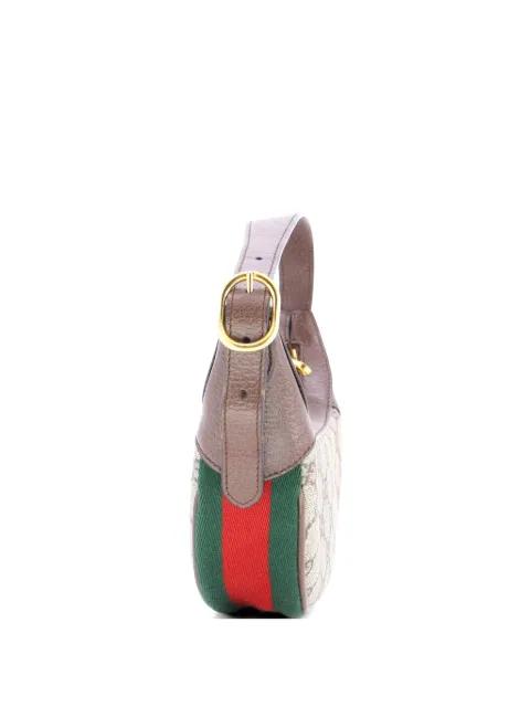 Ophidia Half Moon Bag GG Coated Canvas Mini hobo bag by GUCCI 