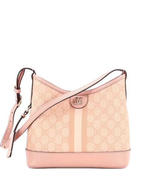 Ophidia Open Bucket Bag GG Coated Canvas with Leather Small shoulder bag by GUCCI 