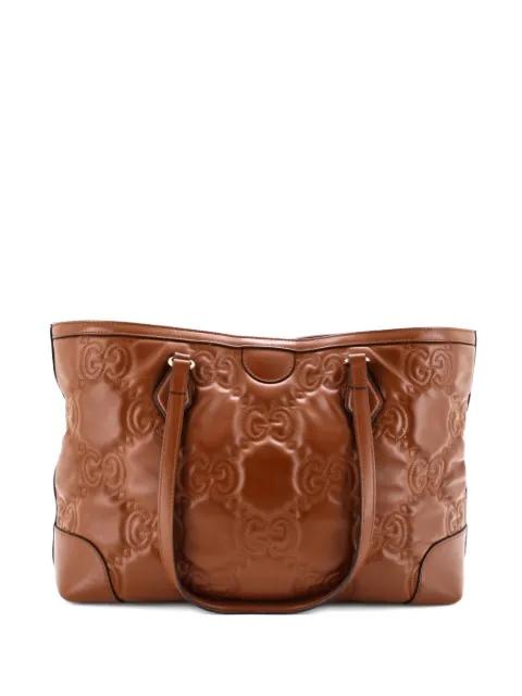 Ophidia Open GG Matelasse Leather Medium tote bag by GUCCI 