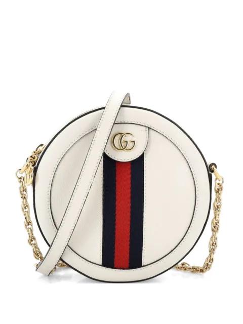 Ophidia Round Shoulder Bag Leather Mini crossbody bag by GUCCI 