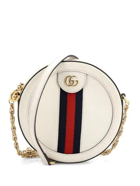 Ophidia Round Shoulder Bag Leather Mini crossbody bag by GUCCI 