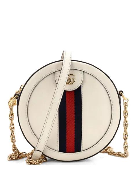 Ophidia Round Shoulder Bag Leather Mini crossbody bag by GUCCI 