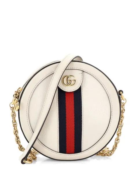 Ophidia Round Shoulder Bag Leather Mini crossbody bag by GUCCI 