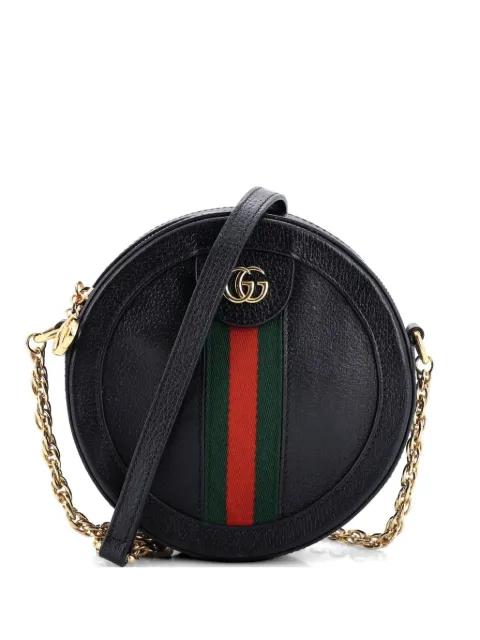 Ophidia Round Shoulder Bag Leather Mini crossbody bag by GUCCI 