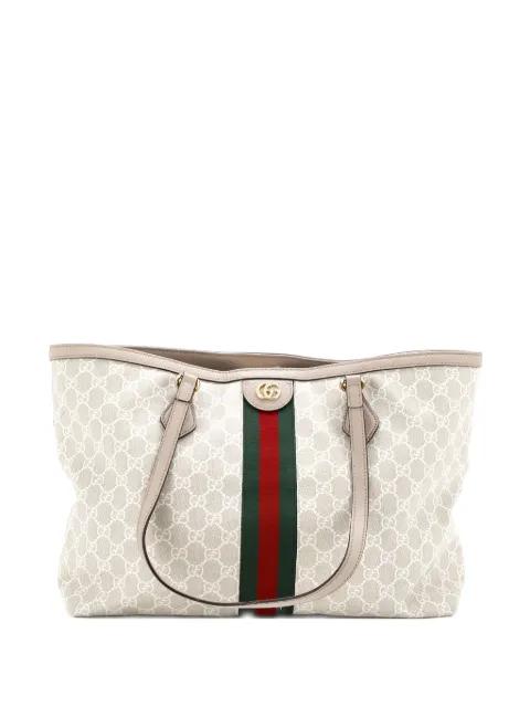 Ophidia Shopping GG Coated Canvas Medium tote bag by GUCCI 