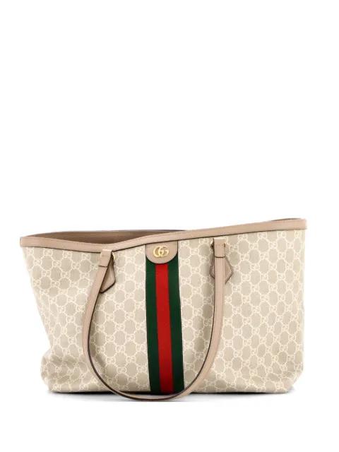 Ophidia Shopping GG Coated Canvas Medium tote bag by GUCCI 