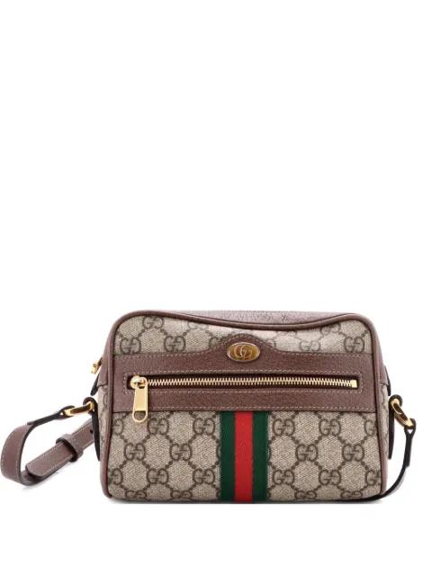 Ophidia Shoulder Bag GG Coated Canvas Mini crossbody bag by GUCCI 