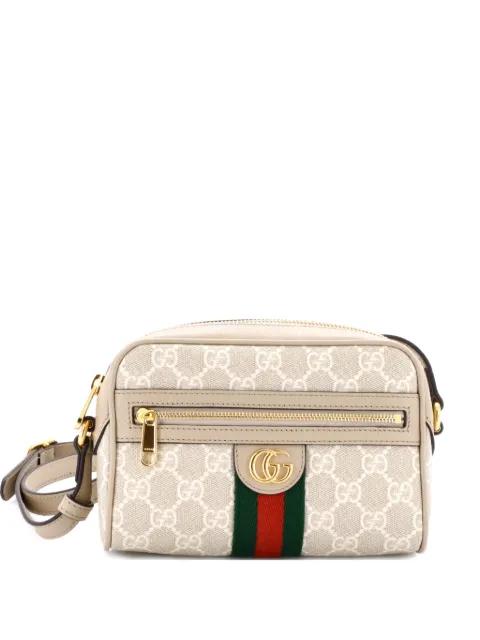 Ophidia Shoulder Bag NM GG Coated Canvas Mini crossbody bag by GUCCI 