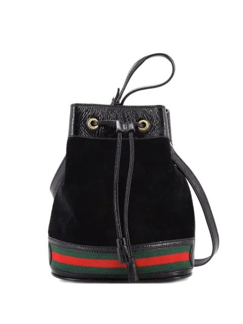 Ophidia Suede Small bucket bag by GUCCI 