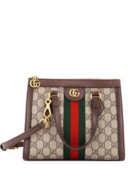 Ophidia Top Handle GG Coated Canvas Small tote bag by GUCCI 