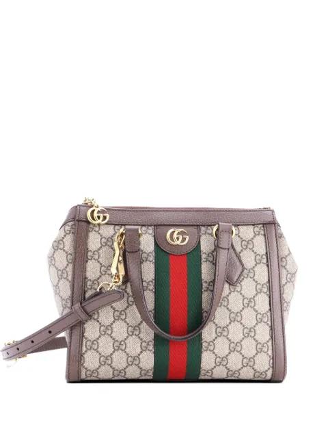 Ophidia Top Handle GG Coated Canvas Small tote bag by GUCCI 