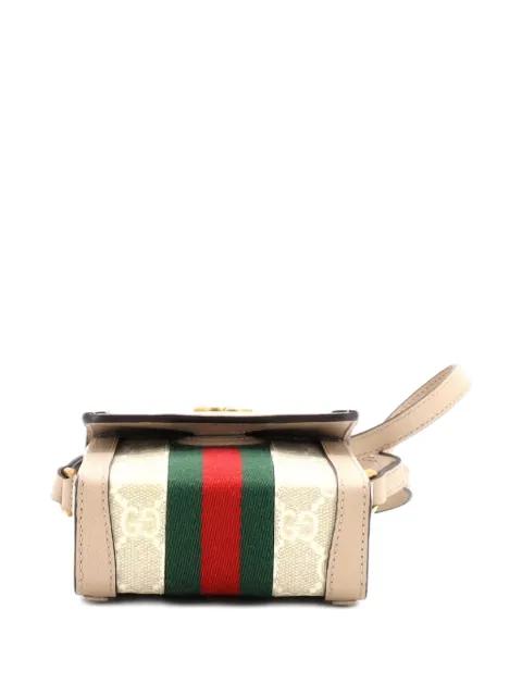 Ophidia Vertical Flap GG Coated Canvas Mini crossbody bag by GUCCI 