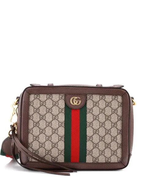 Ophidia Zip Around Camera Bag GG Coated Canvas Small shoulder bag by GUCCI Ophidia Zip Around Camera Bag GG Coated Canvas Small shoulder bag by GUCCI