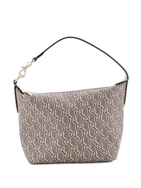 Ophidia Zip Shoulder Bag GG Shadow Coated Canvas Super Mini hobo bag by GUCCI 