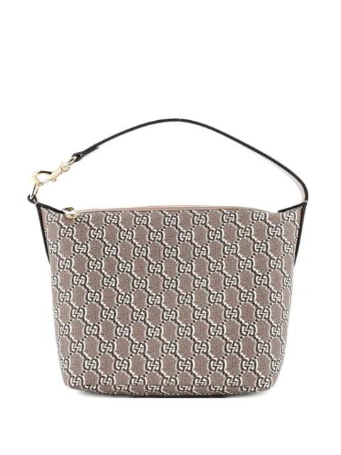 Ophidia Zip Shoulder Bag GG Shadow Coated Canvas Super Mini hobo bag by GUCCI 