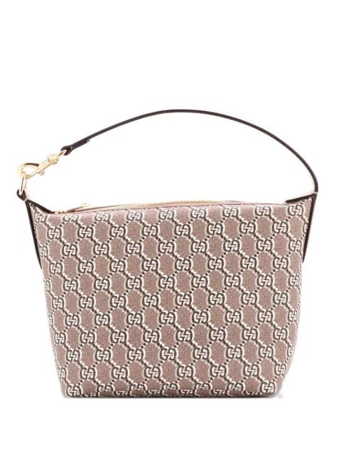 Ophidia Zip Shoulder Bag GG Shadow Coated Canvas Super Mini hobo bag by GUCCI 