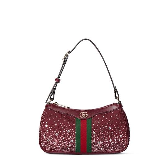 Ophidia crystals small shoulder bag by GUCCI