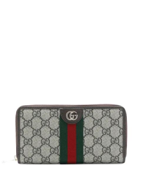 Ophidia logo Web-stripe wallet by GUCCI