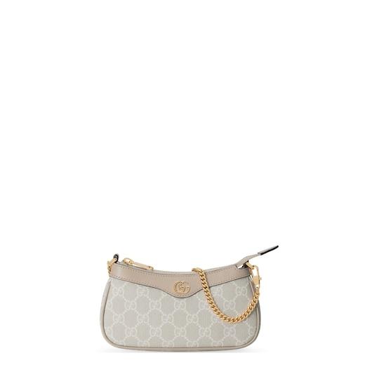 Ophidia mini bag in beige and white Supreme by GUCCI