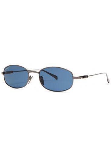 Oval-frame sunglasses by GUCCI