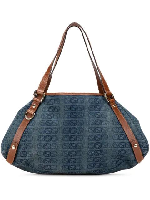 2000-2015 Interlocking G Denim Abbey D Ring tote bag by GUCCI PRE-OWNED