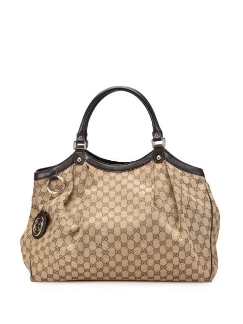 2000-2015 Large GG Canvas Sukey tote bag by GUCCI PRE-OWNED