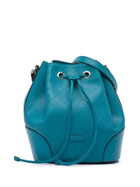 2000-2015 Medium Calfskin Bright Diamante bucket bag by GUCCI PRE-OWNED