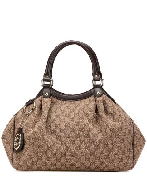2000-2015 Medium GG Canvas Sukey tote bag by GUCCI PRE-OWNED