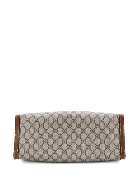 Padlock Chain GG Coated Canvas with Leather Medium tote bag by GUCCI 