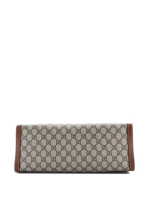 Padlock Chain GG Coated Canvas with Leather Medium tote bag by GUCCI 