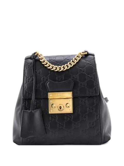 Padlock Guccissima Leather Mini backpack by GUCCI 