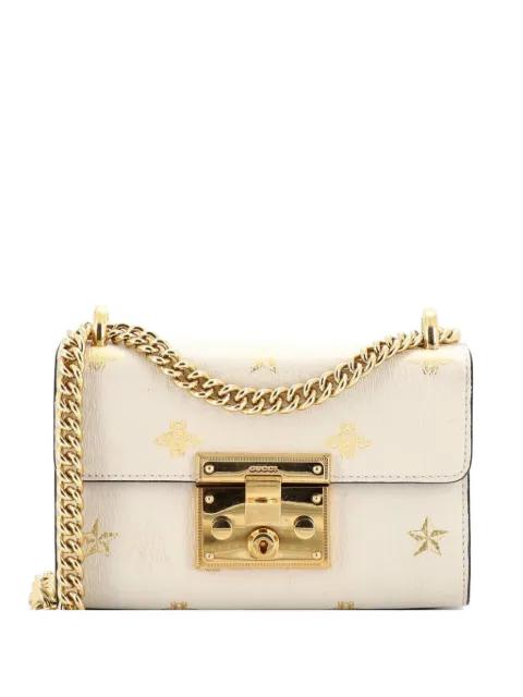 Padlock Printed Leather Small shoulder bag by GUCCI 