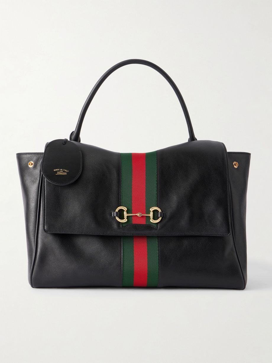 Paparazzo medium leather shoulder bag by GUCCI