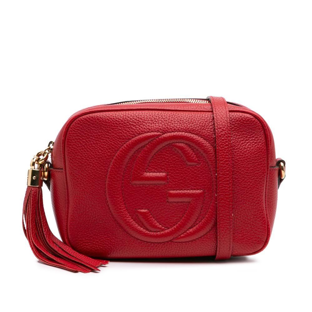 Preloved GG Marmont Camera Bag Tassel- Red Crossbody Bags by GUCCI