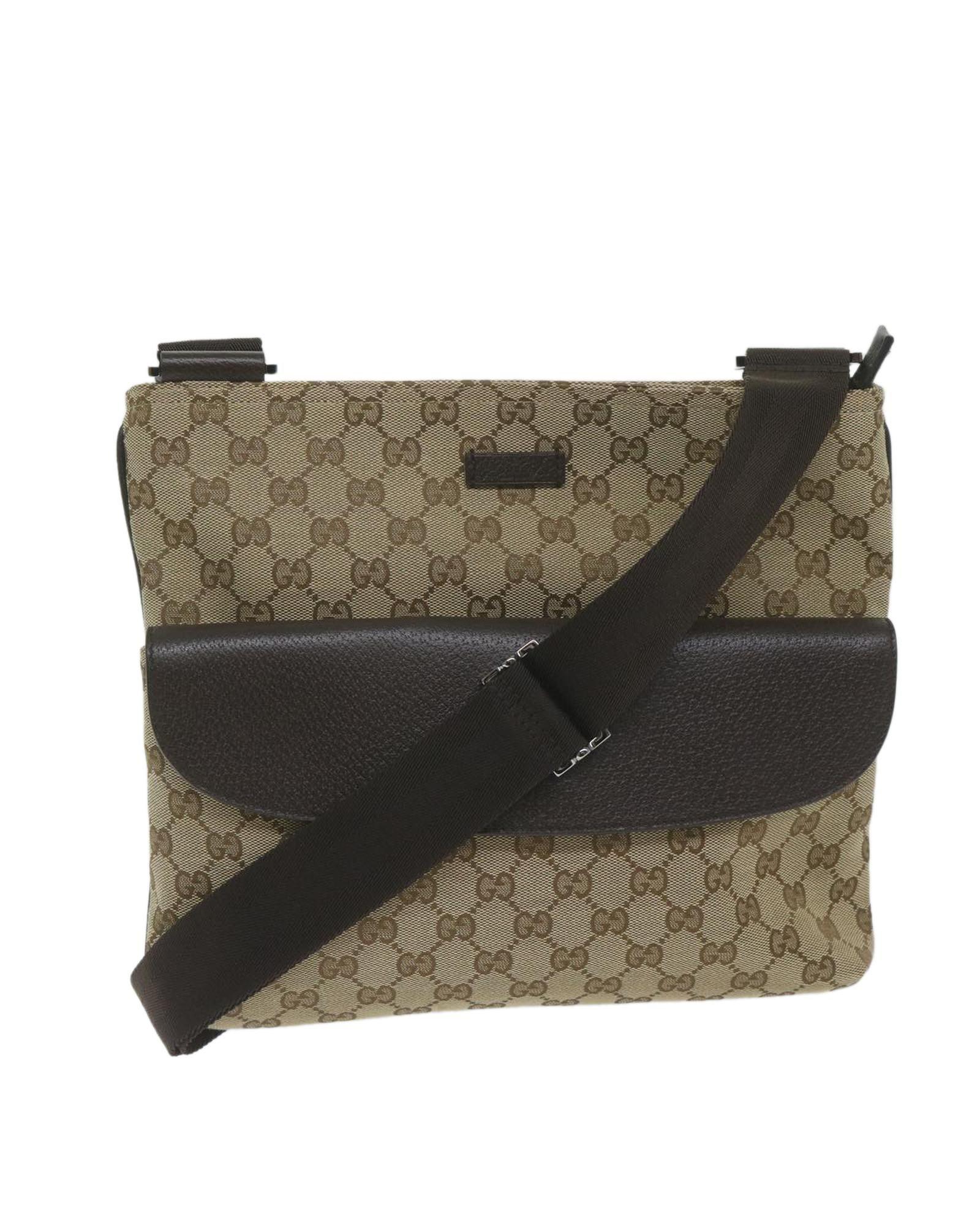 Preloved GG Supreme Messenger Bag Style Name BeigeEbony Shoulder by GUCCI Preloved GG Supreme Messenger Bag Style Name BeigeEbony Shoulder by GUCCI