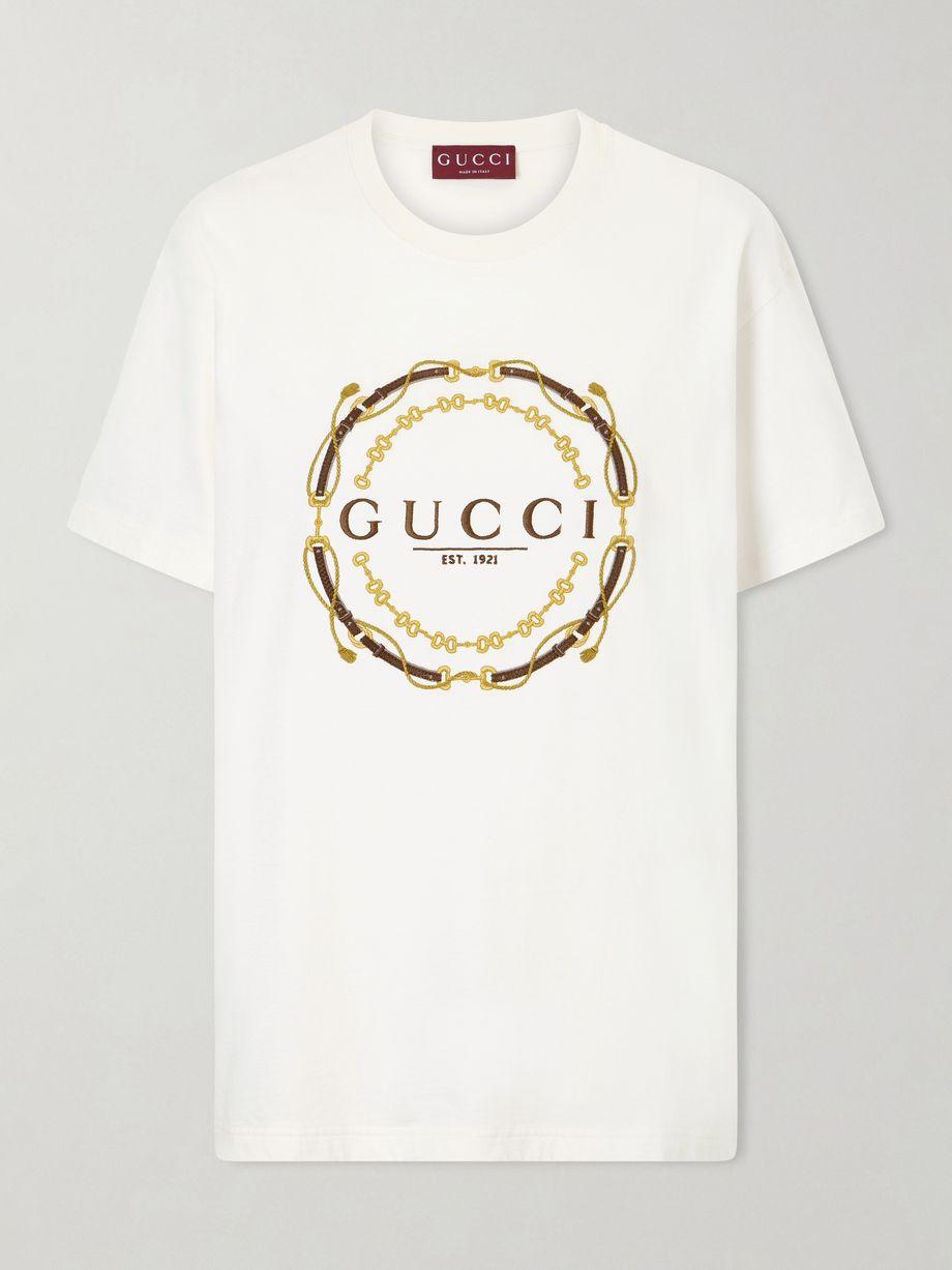 Printed jersey T-shirt by GUCCI