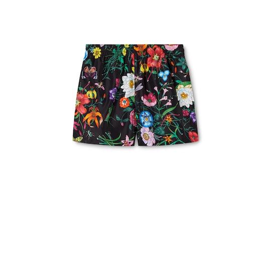 Printed nylon swim shorts by GUCCI