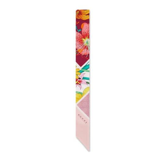 Printed silk ribbon by GUCCI