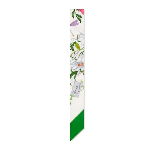 Printed silk ribbon by GUCCI