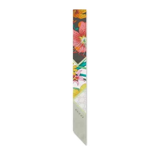 Printed silk ribbon by GUCCI