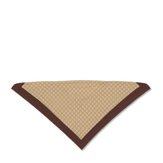Printed silk twill headband by GUCCI