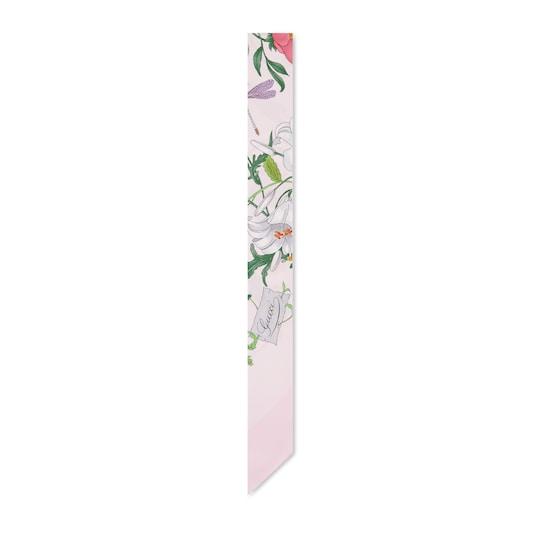 Printed silk twill ribbon by GUCCI