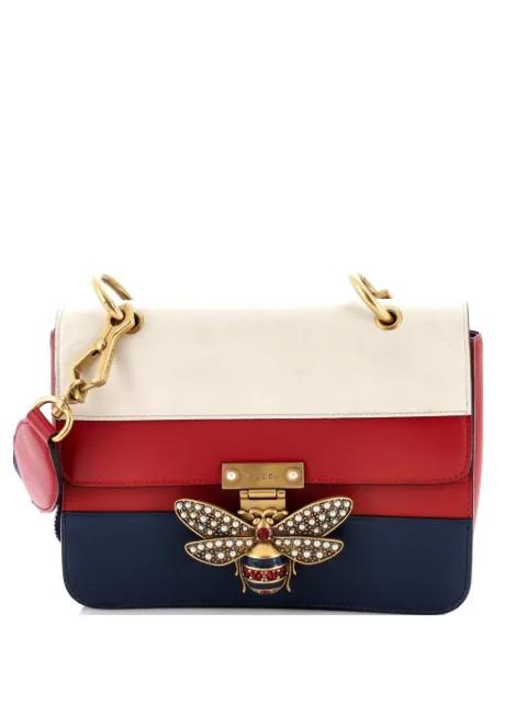Queen Margaret Flap Bag Colorblock Leather Medium shoulder bag by GUCCI 