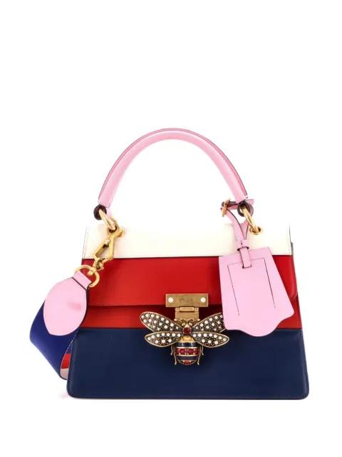 Queen Margaret Top Handle Bag Colorblock Leather Small satchel by GUCCI Queen Margaret Top Handle Bag Colorblock Leather Small satchel by GUCCI