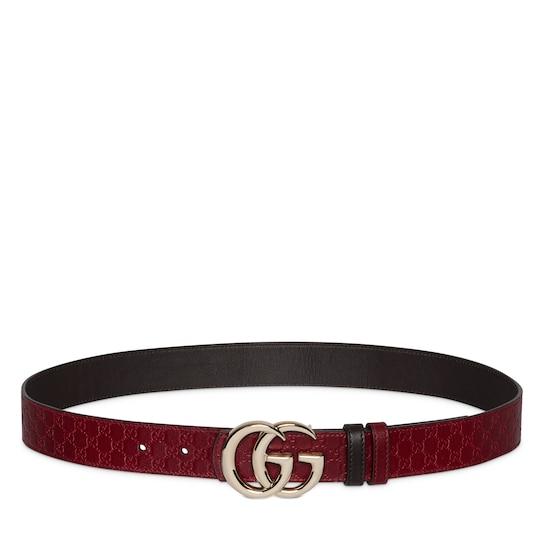 Reversible GG Marmont belt by GUCCI