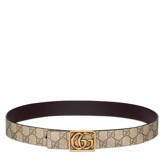 Reversible GG Marmont belt by GUCCI