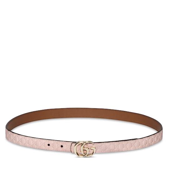 Reversible GG Marmont thin belt by GUCCI