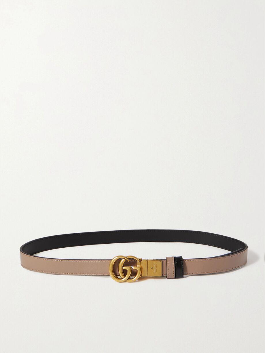 Reversible leather belt by GUCCI