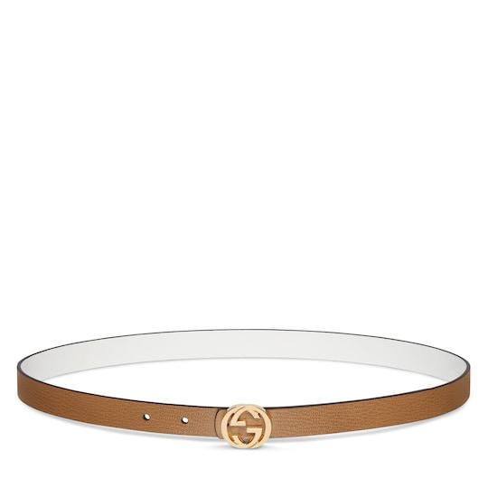 Reversible thin belt by GUCCI