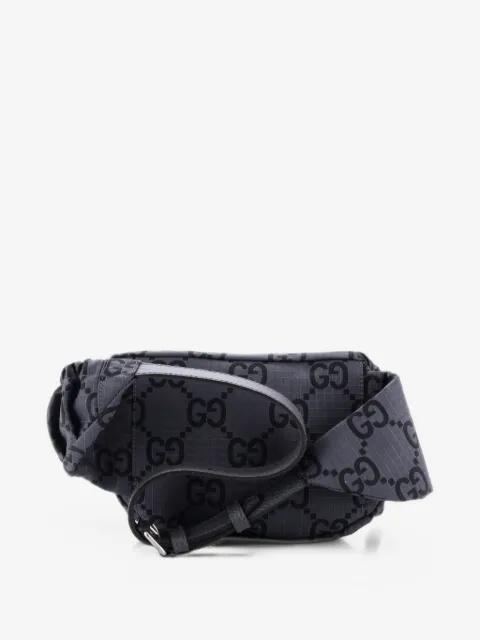 Ripstop GG Nylon and Leather belt bag by GUCCI 